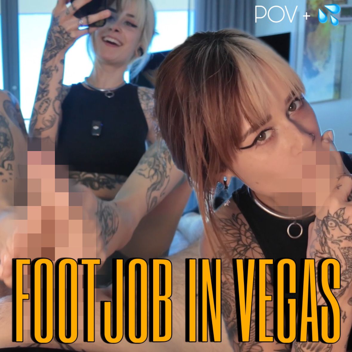 Footjob in Vegas